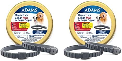Flea & Tick Collar Plus for Dogs & Puppies 2 Count - Pack of 22