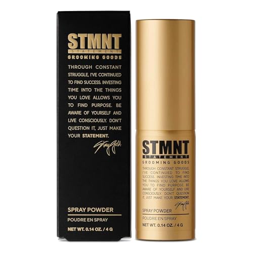 STMNT Grooming Goods Spray Powder, 0.14 oz | Extra Matte Finish | Added Texture and Grip | Super Lightweight Formula | Fuller Feeling Hair
