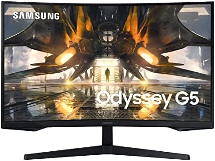 Samsung LS27AG552ENXZA-RB 27" Odyssey G5 2560x1440 165Hz QHD LED Gaming Monitor - Certified Refurbished