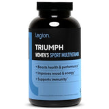 LEGION Triumph Daily Sport Multivitamin Supplement - Vitamins and Minerals for Athletes Helps with Energy for Sports & Bodybuilding Workouts. 30 Servings (Women)