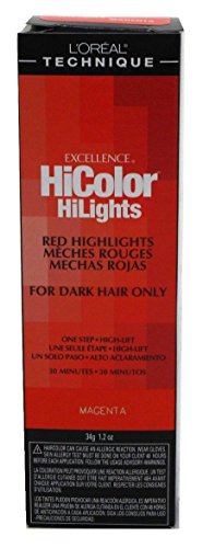 Excel Hicolor Loreal Excel Hicolor Hilights Magenta 1.2oz (6 Pack)