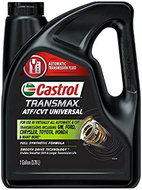 Castrol Transmax ATF/CVT Universal Automatic Transmission Fluid, 1 Gallon, Red, 128 Fl Oz (Pack of 1)