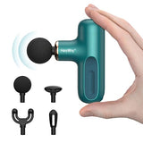 HEYCHY Super Mini Massage Gun, Percussion Deep Tissues Muscle Massager, Travel Massage Gun, Compact Sports Massager, Portable Handheld Massager for Office Gifts for Her, Home, Athletes