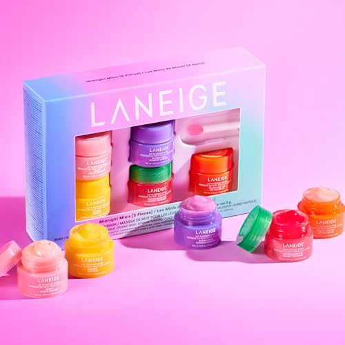 LANEIGE Midnight Minis: Lip Sleeping Mask Intense Hyration with Vitamin C, 2024