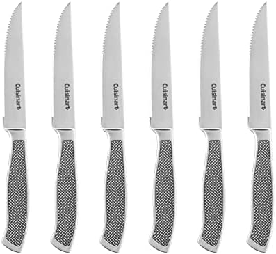 Cuisinart 6- Piece Graphix Collection Steak Knives, Stainless Steel