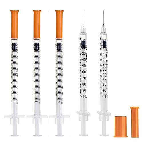 Disposable Lab Supplies 1ml 30Ga 1/2 Inch, Individually Wrapped (30pcs)