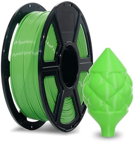 FLASHFORGE ABS Pro Filament 1.75mm Green, 3D Printer Filament 1kg (2.2lbs) Spool-Dimensional Accuracy +/- 0.02mm, Hot Deformation Below 90℃, Great for Printing Heat-Resistant Functional Parts