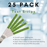 [25 Pack] ETG Alcohol Strips - 80 Hour Detection Time, Rapid Detection with High Sensitivity, Instant Read, Results Within 5 Minutes