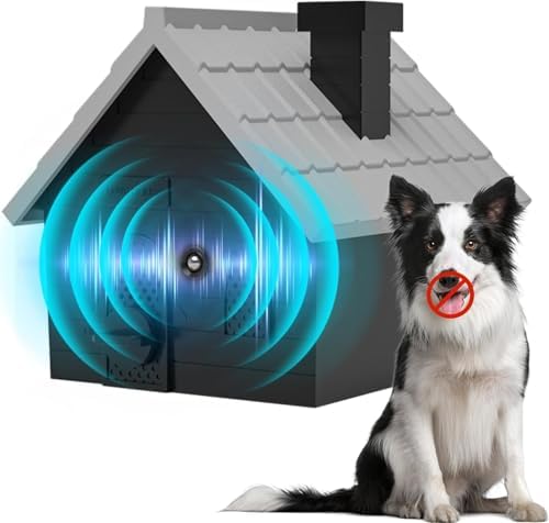 Anti Barking Device, Ultrasonic Dog Bark Deterrent Devices, 4 Modes Dog Barking Silencer up to 50 FT, Dog Barking Control Device, Bark Box Indoor Outdoor for Dogs Training & Behavior Aids