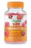 Lifeable Probiotics for Kids - 2 Billion CFU - Great Tasting Natural Flavor Gummy - Gluten Free Vegetarian GMO-Free Probiotic - for Gut Health, Digestive Support and Immune Support - 90 Gummies