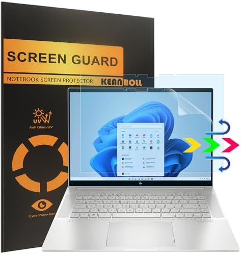 KEANBOLL 2-Pack Blocking Blue Light Screen Protector for HP Envy 16 & Envy X360 16 2-in-1 Laptop (16 Inch), Anti-Glare, Anti-Fingerprint Matte Shield
