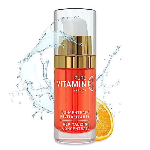 Noche Y Dia Vitamin C Serum for Mature Skin - Made in Spain - Anti Aging Formula Hydrates, Moisturizes, Firms - Targets Sun Spots, Fine Lines, Wrinkles - 30mL (1 fl oz)