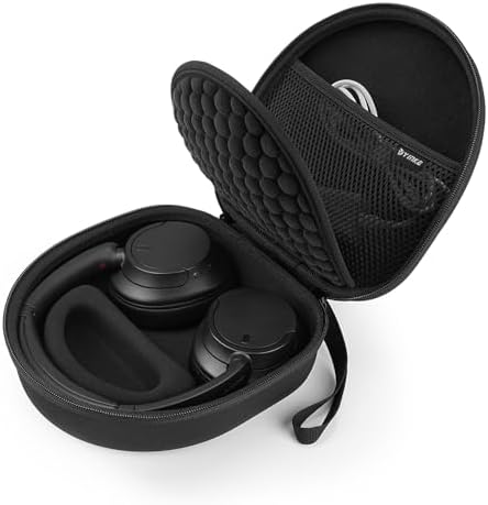 Yinke Case for Sony WH-CH720N / WH-CH710N /WH-CH700N Headphone, Travel Protective Cover Storage Bag (Black)