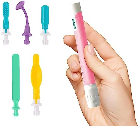 TalkTools Sensi Kit & 5 Jaw Tips - Sensory Therapy Tool for Speech and Feeding, Autism Sensory Products, ADHD Tools, Speech Therapy Gifts for Autism Children (Pink)