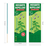 Lousye Mosquito Repellent Sticks, DEET Free Plant-Based Mosquito Repellent Outdoor Patio Incense Sticks (Green-180)