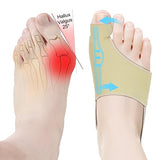 HLOES 2Pcs Bunion Corrector for Women Big Toe Straightener-Bunion Splint-Bunion Pads for Bunion Relief-Hallux Valgus Pain Relief,Comfortable & Breathable for Day/Night