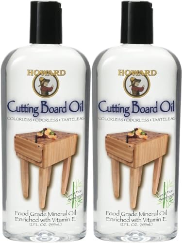 Howard Products BBB012 Cutting Board Oil, 12 oz- Pack of 2