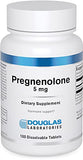 Douglas Laboratories Pregnenolone 5 mg | Nutritional Supplement | Brain, Ovaries, Liver, Hormone Support* | 100 Tablets