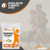BulkSupplements.com Chamomile Extract Powder - Herbal Supplement, Sourced from Chamomile Flowers - Chamomile Supplement, Gluten Free, 800mg per Serving, 250g (8.8 oz) (Pack of 1)