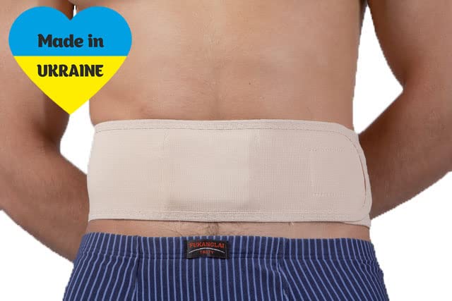 Umbilical Ventral Belt Hernia Reduction Binder With Navel Pad, Abdominal Support for men and women. Hernia support comfort band and bandage. (#6 for Waist Circumference: 45-49 inch(115-125 cm))