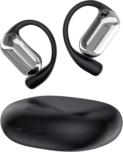 AI Real-Time Headphones Translator, Translation Earbuds for 144 Languages & Accents, Fit iOS and Android（Black）