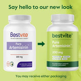 BESTVITE Artemisinin 200mg (60 Vegetarian Capsules) - No Stearates - No Flow Agents - Vegan - Non GMO - Gluten Free