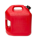 Midwest Can Company 5610 5 Gallon Gas Can Fuel Container Jugs w/Spout (2 Pack)