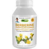 ANDREW LESSMAN Berberine Phospholipid Complex 60 Capsules – Barberry Root Extract. Small Easy to Swallow Capsules