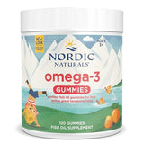 Nordic Naturals Nordic Omega-3 Gummies, Tangerine - 120 Gummies - 82 mg Total Omega-3s with EPA & DHA - Non-GMO - 60 Servings