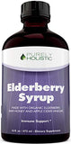 Organic Elderberry Syrup for Adults & Kids (2+) - 16 fl oz - with Black Sambucus Elderberry, Propolis, Echinacea, Raw Honey & Apple Cider Vinegar - Immune Support and Immune Booster
