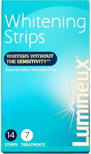 Lumineux Teeth Whitening Strips 7 Treatments - Enamel Safe - Whitening Without The Sensitivity - Dentist Formulated & Certified Non-Toxic