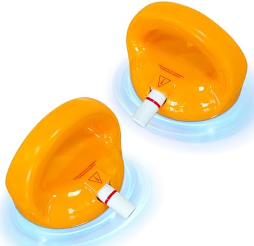 Shower Grab Bars, Safety Shower Grab Bars for Seniors, Drill-Free Shower Handle for Bathroom, Grab Bar for Elderly, Post-Surgery, Pregnant, Orange