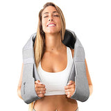 InvoSpa Shiatsu Back Shoulder and Neck Massager with Heat - Deep Tissue Kneading Pillow Massage - Back Massager, Shoulder Massager, Electric Full Body Massager - Massagers for Neck and Back
