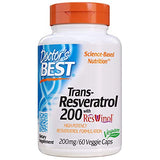 Doctor's Best, Trans-Resveratrol with ResVinol, Non-GMO, Vegan, Gluten & Soy Free, 200 mg, 60 Count