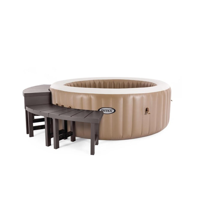 Intex Set of 4 PureSpa Benches, 2 Medium and 2 Tall Bench Accessories Compatible with Inflatable Hot Tub 4 Person Spas (Bench Accessories Only)