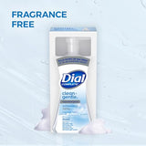 Dial Complete Clean + Gentle Antibacterial Foaming Hand Wash, Fragrance Free, 7.5 fl oz, 8 Count Case