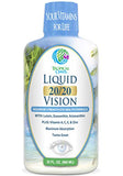Liquid 20/20 Vision - Eye Vitamin Formula w/20mg Lutein, 4mg Zeaxanthin, 4mg Astaxanthin for Vision Support –Max Absorption- Great Taste & No Pills to Swallow– 32 Serv, 32oz