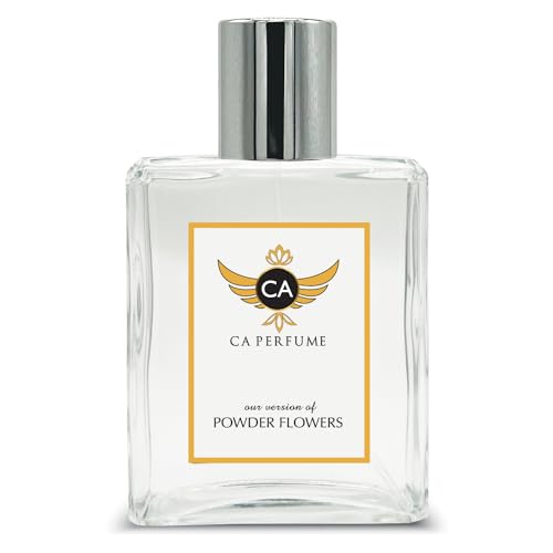 CA Perfume Impression of Powder Flowers For Women Eau de Parfum Spray Bottle 3.4 Fl Oz/100ml
