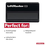 LIFTMASTER 371LM Security+ 1-Button Garage Door Opener & Gate Operator Remote Control - Universal Garage Door Opener Remote - Single Button Door Opener - Connects to App - Sends a New Code - Pack of 1