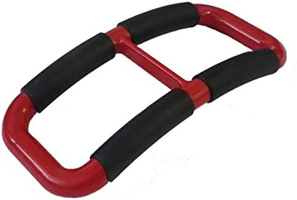 Able Life Handy Handle, Lift Assist Device for Elderly and Disabled, Patient Standing Aid for Handicapped, Red with Rubber Grip