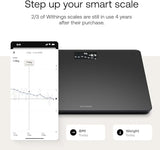 Withings Body - Digital Wi-Fi Smart Scale with Automatic Smartphone App Sync, BMI, Multi-User Friendly, with Pregnancy Tracker & Baby Mode