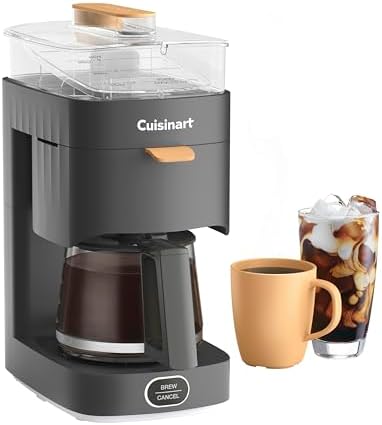 CUISINART Soho™ 5-Cup Coffee Maker, 800 watts, Black, DCC-5BK
