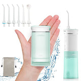 Hangsun Water Flosser Cordless Oral Irrigator Portable Teeth Cleaner HOC600 IPX7 Waterproof Electric Dental Flossers with DIY Modes 6 Jet Tips for Braces Care Travel and Home Use