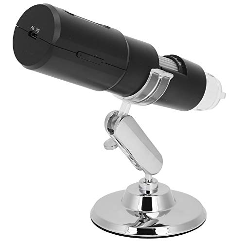 Hilitand Mini Microscope, Digital Microscope USB Microscope 50‑1000X Magnification 8 LED Light for Phone, Science Lab Handheld Digital Microscopes