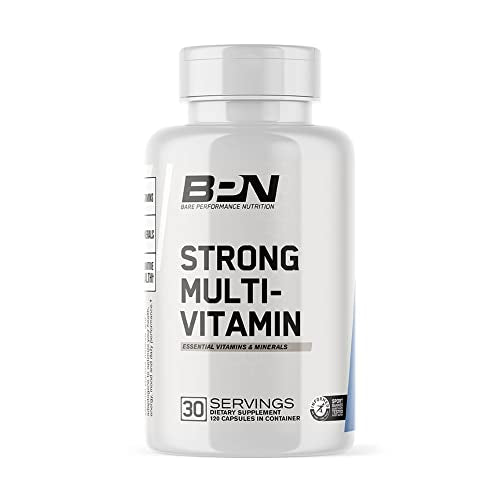 BARE PERFORMANCE NUTRITION, BPN Strong Multi-Vitamin, Foundational Health, Improved Mood and Sleep, Adaptogens, Improved Cognitive Health