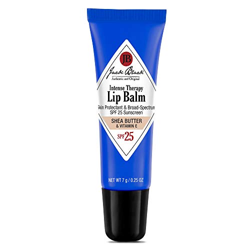 Jack Black Intense Therapy Lip Balm - Jack Black Lip Balm SPF 25 Sunscreen, SPF Lip Balm for Chapped Lips, Lip Sunscreen, Lip SPF, Lip Moisturizer for Dry Lips, Lip Balm with SPF, Lip Protection