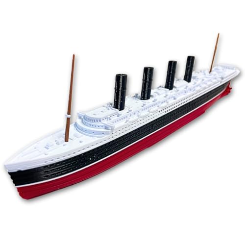 RMS Lusitania Model Ship 1 Ft Long By TitanicToyCo - Assembled Titanic Toys For Kids, Historically Accurate Titanic Toy, Titanic Ship, Titanic Cake Topper, Titanic Figurine, Titanic Boat, Titanic Replicas