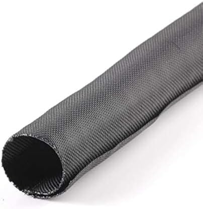 MGI SpeedWare Woven Mesh Split-Sleeve Wire Loom for High-Temperature Automotive Harness and Home Cable Management - 25 feet (1/2")