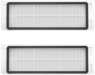 roborock 2 Pack Washable Filter for C1, E2, E3, E4, E5, S4, S5, S5 Max, S6, S6 Pure, S6 MaxV and Q5 Robot Vacuum Cleaners, High Efficiency Filters Replacement Parts