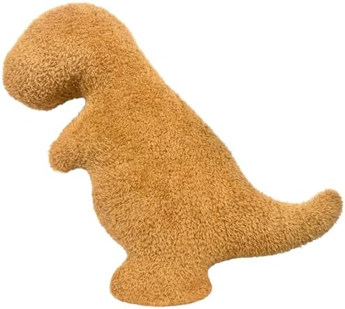 Dino Nuggets Pillow Plush, Dinosaur Chicken Plush Nuggets Pillow for Funny Birthday Gifts, Dinosaur Gifts for Adults Teens and Kids (Tyran Rex, Small)